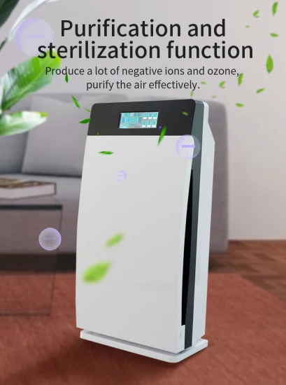 Purificateur d'air commercial de nettoyeur de filtre HEPA de stérilisation UV à l'ozone