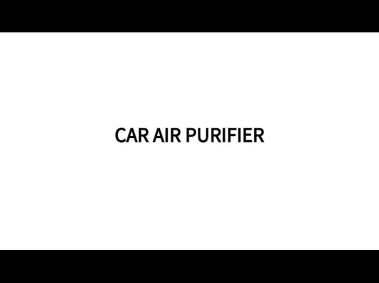 Purificateur d'air de voiture ABS avec indicateur de qualité de l'air visible